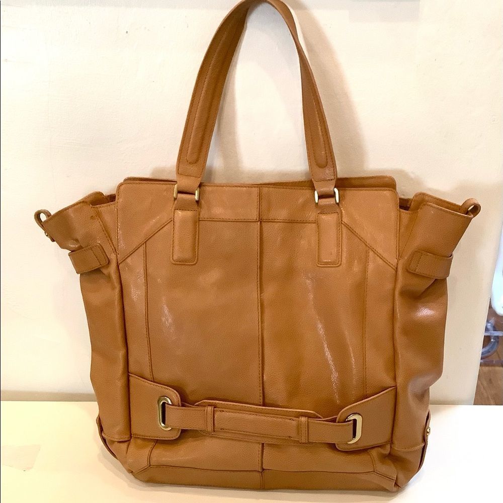 Kooba Leather Shoulder Bag EUC Tan